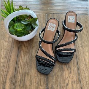 Dolce Vita dv Black Heels Sz 7